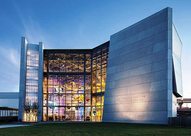 Exterior front view of National WWII Museum